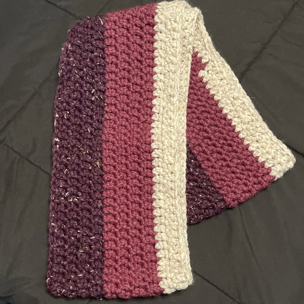 Handmade Crochet Infinity Scarf - Picture 2 of 3